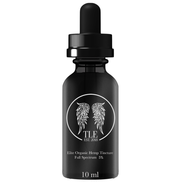5ml Elite Organic Hemp Tincture: 10% Full Spectrum CBD & CBG