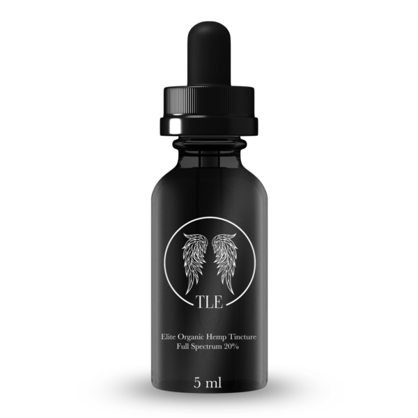 5ml Elite Organic Hemp Tincture: 20% Full Spectrum CBD & CBG